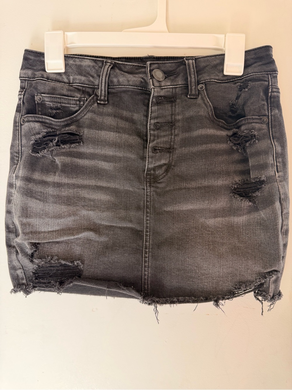 American Eagle High Rise Mini Denim Skirt Size 6